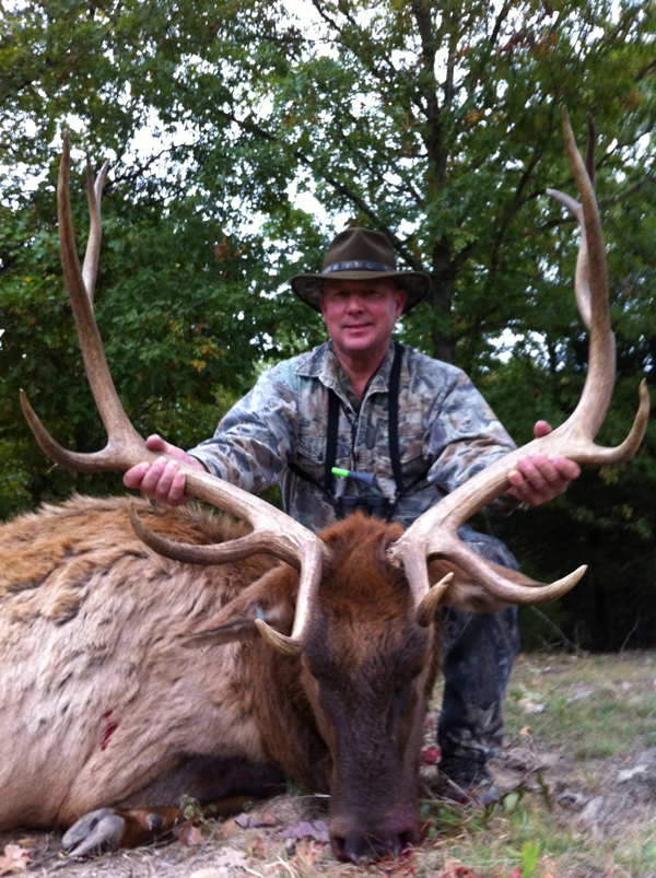 250 lb. hog was taken with a rifle.