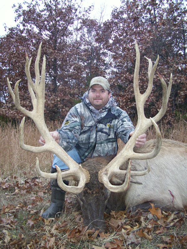 250 lb. hog was taken with a rifle.