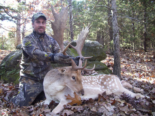 250 lb. hog was taken with a rifle.