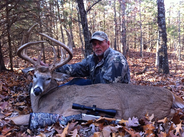 184 inch whitetail taken with a muzzleloader